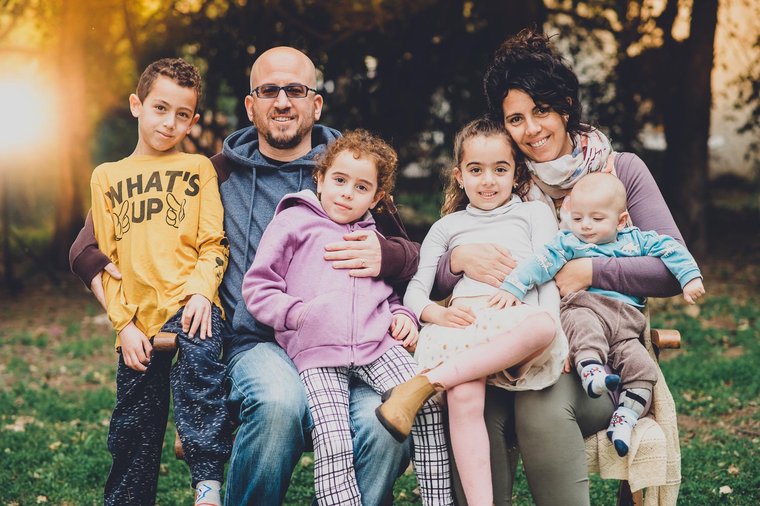 צילומי משפחה שבת אצל משפחת אופר | צלם משפחה אמנון חורש
